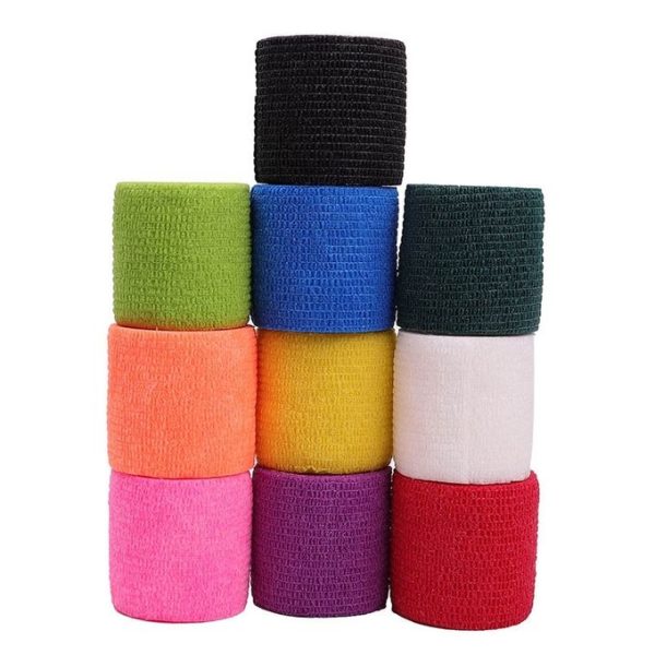 Self Adhesive Ankle Kit Waterproof Outdoor Medical Bandage Wrist Guard Bandage Elastic Breathable Tape Finger First Aid(BL)