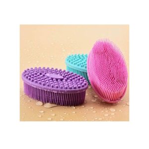 Silicon Bath Brush Body Scrubber Massage Exfoliator Brush