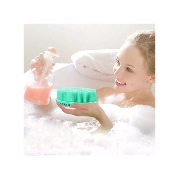 Silicon Bath Brush Body Scrubber Massage Exfoliator Brush