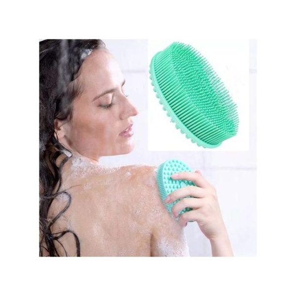 Silicon Bath Brush Body Scrubber Massage Exfoliator Brush