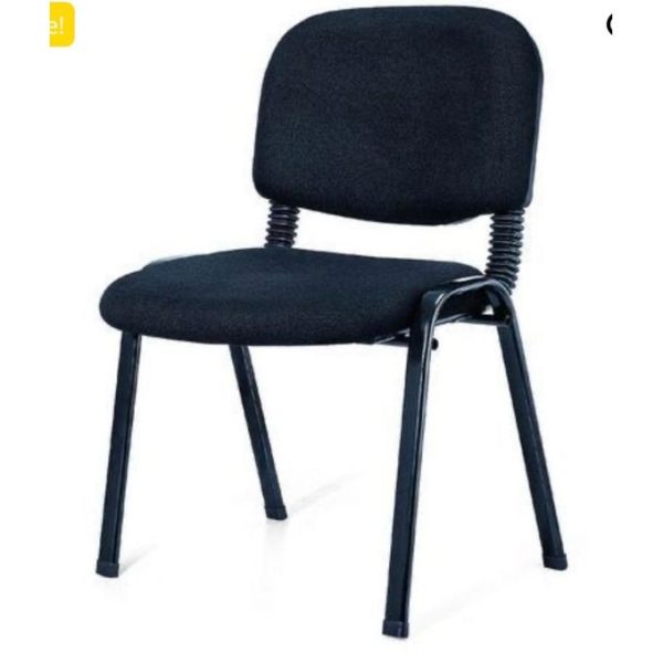 Stackable Chairs, Waiting Conference Room Office Reception Chair Armless Guest Stacking Chair for Breakroom Banquet Lobby Hall Training Room