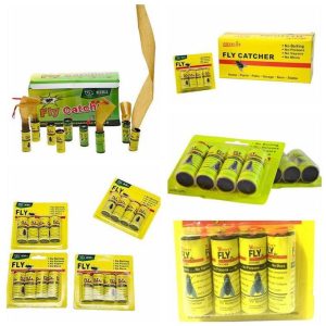 Sticky Glue Pest Insects Ribbon Fly Catcher Traps