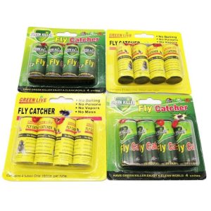 Sticky Glue Pest Insects Ribbon Fly Catcher Traps