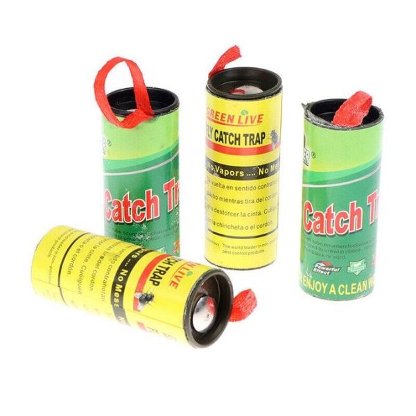 Sticky Glue Pest Insects Ribbon Fly Catcher Traps