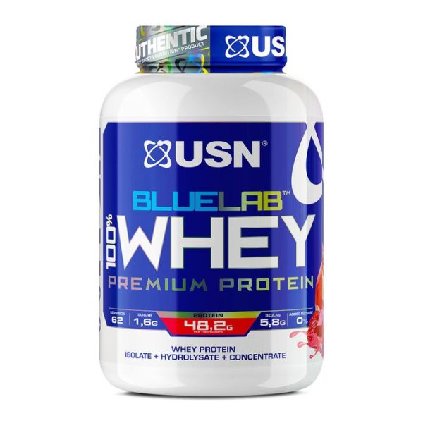 USN Blue Lab 100% Whey Protein - 2Kg (4.4 Lbs) - Strawberry