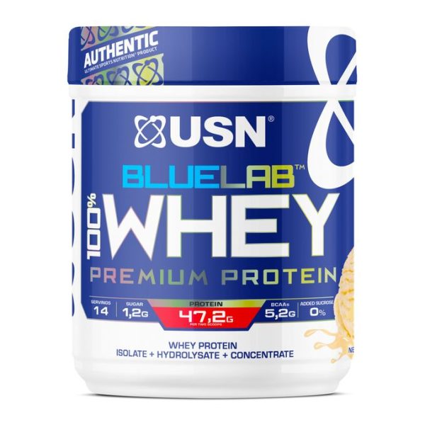 USN Blue Lab 100% Whey Protein 454g (1 Lbs) - Vanilla