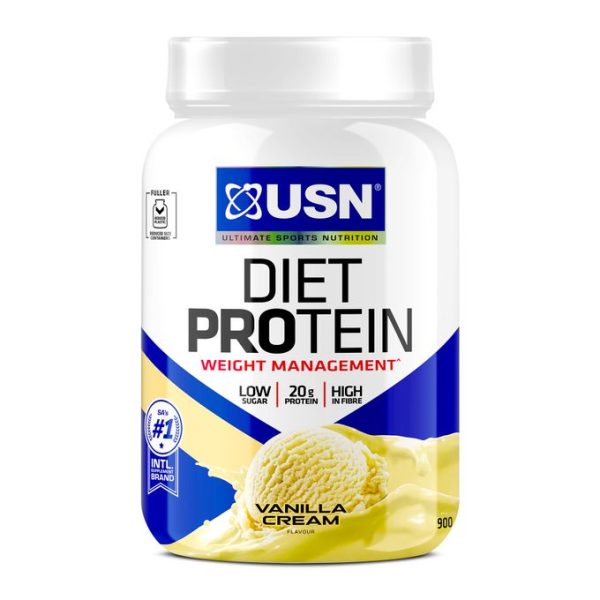 USN Diet Protein Vanilla Cream 900g