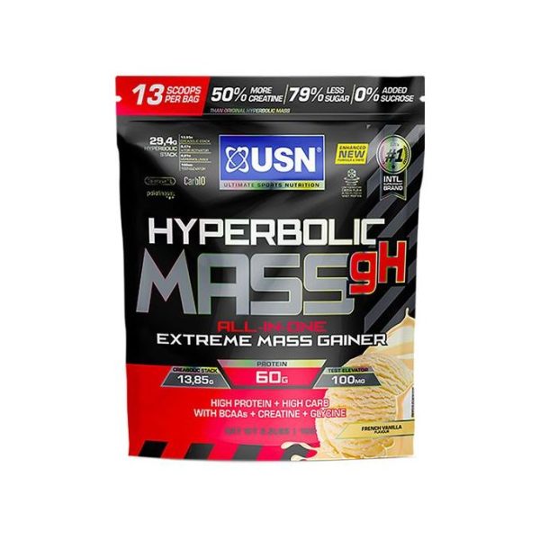 USN Hyperbolic Mass French Vanilla 1Kg (2.2 Lbs).