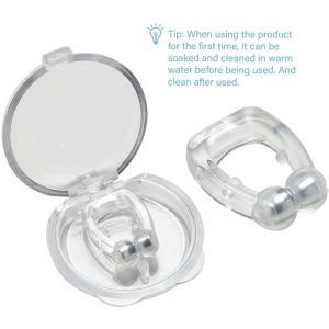 Vivostar Anti Snore Nose Clip, Anti Snoring Nose Devices, With 2 Pcs Nose Vents