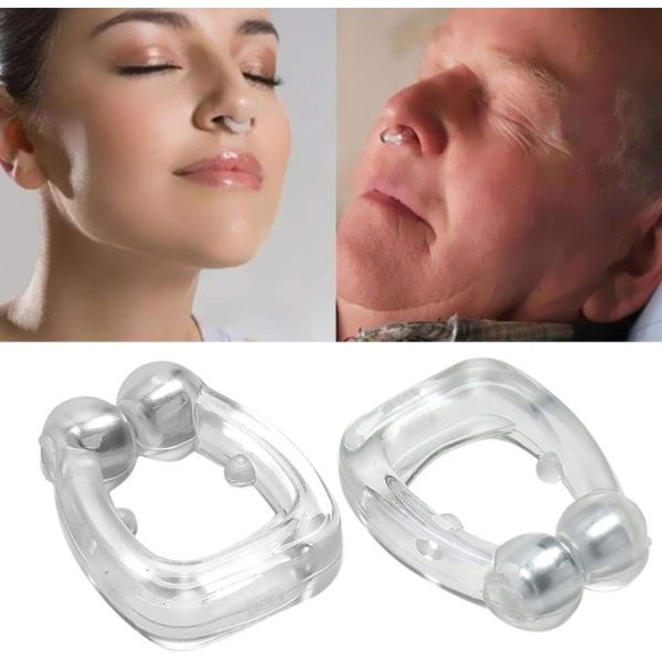 Vivostar Anti Snore Nose Clip, Anti Snoring Nose Devices, With 2 Pcs Nose Vents