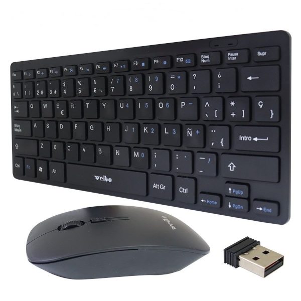 Keyboard wireless ah iyo Mouse iswato