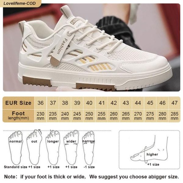 ASHION 2024 New Men's Trendy Sneakers - Stylish Colors, Breathable, And Durable