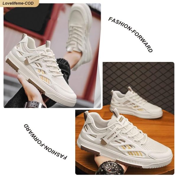 ASHION 2024 New Men's Trendy Sneakers - Stylish Colors, Breathable, And Durable