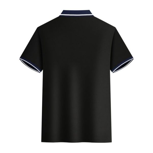 Berrykey Mens Formal Shirts Casual Round Neck Short Sleeved T-shirt Polos