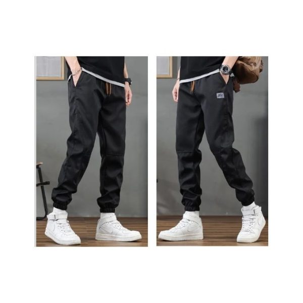 Fashion Casual Men Pants Cargo Loose-fit Versatile Trendy Wear-resistant Sweatpants