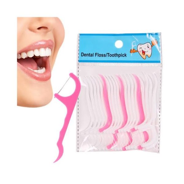 Fashion Classic Dental Floss Pick Toothpick Interdental Cleaner Tooth Pick Flosser 20pcs