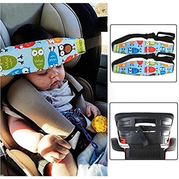 Fashion Infants Baby Toddler Head Support For Car Seat Belt Band Carseat Straps Covers Children Slumber Sling Safety Sleep Holder Infants Baby...