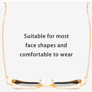 Fashion Sunglasses Glasses Men's Retro Thick-edge Metal Frame Trendy Sunglasses