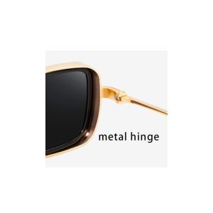 Fashion Sunglasses Glasses Men's Retro Thick-edge Metal Frame Trendy Sunglasses