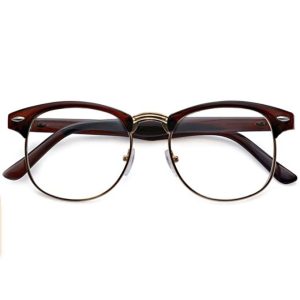 Fashion Vintage Retro Classic Horn Rimmed Clear Lens Glass