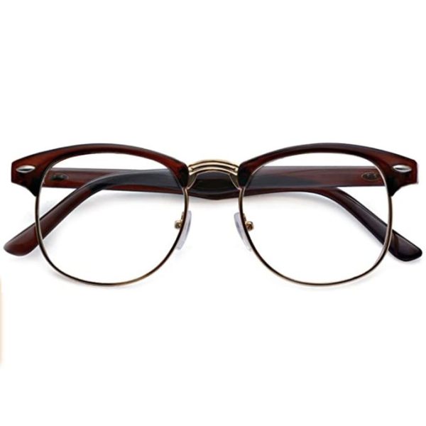 Fashion Vintage Retro Classic Horn Rimmed Clear Lens Glass