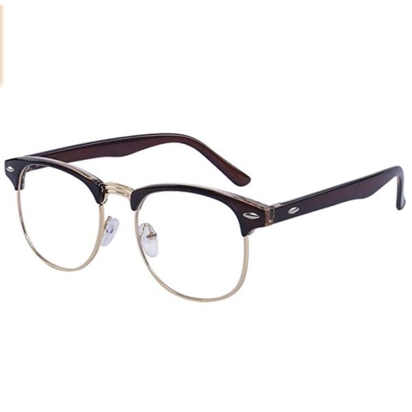 Fashion Vintage Retro Classic Horn Rimmed Clear Lens Glass