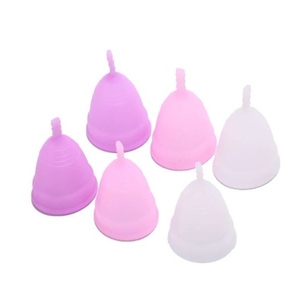 Green Orange SILICONE MENSTRUAL CUP MEDICAL GRADE PERIOD CUP