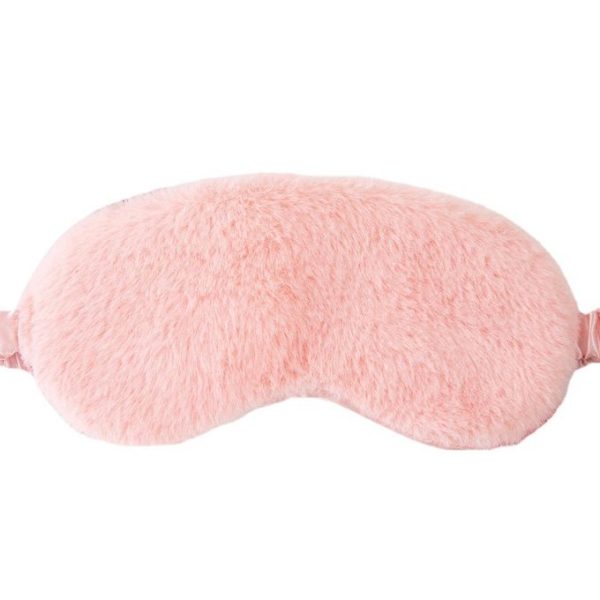 Kezuri Sleep Mask Eye Cover Sleep Eye Mask Blindfold Blackout Eye Mask Cute Plush Simulated Silk Eye Mask