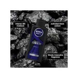 NIVEA MEN Deep Body Lotion For Men - 400ml (Pack Of 2)