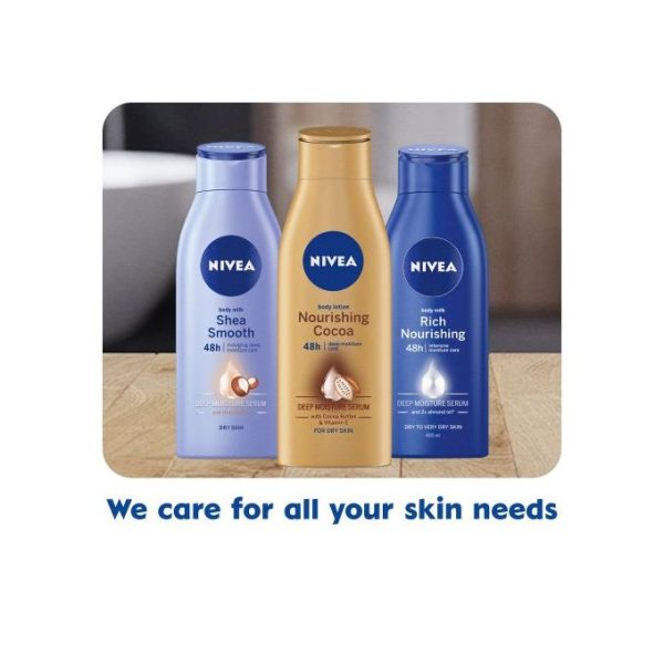 NIVEA Nourishing Cocoa Body Lotion With Cocoa Butter 400ml (Pack Of 2)