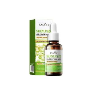 SADOER Salicylic Acid Serum for Face Shrink Pores, Gentle Exfoliating, Salicylic Acid for Anti Acne, Pimple, Spot, Blackhead Salicylic Acid Acne...