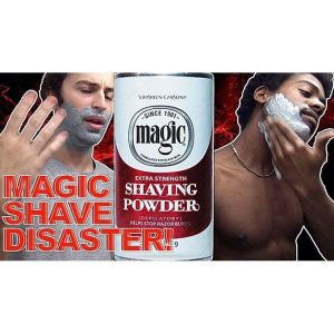 SoftSheen Carson Magic Shaving Powder Extra Strength Helps Stop Razor Bumps.