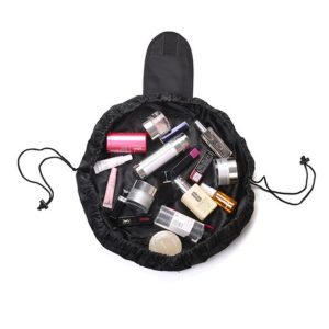 Travel Cosmetic Bag Wash Make Up Bag Storage Bag - Black