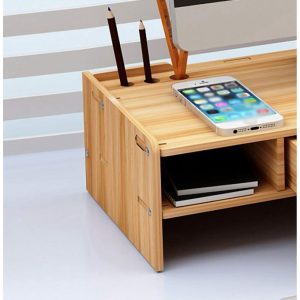 Wooden Storage Rack, Computer Desk Rack, Drawer Storage Rack