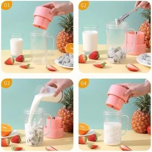 PORTABLE AND RECHARGEABLE MINI BLENDER